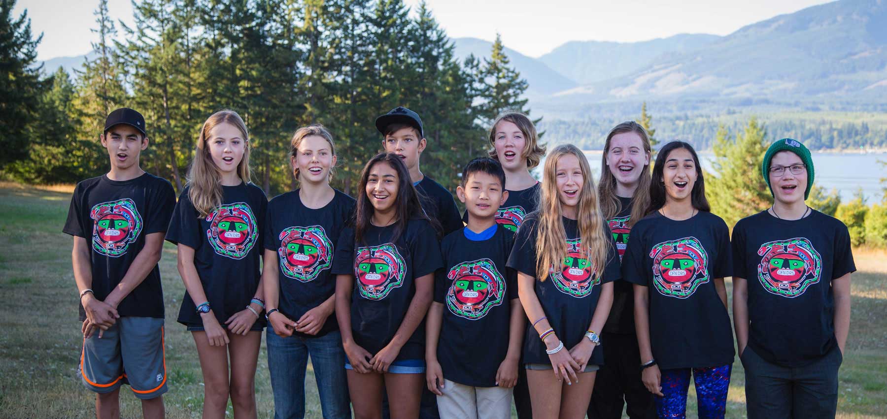 Campers at Eco Dfndrs Summer Camp 2017