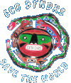 Eco Dfndrs save the world logo